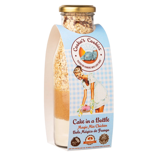 Gâteau en bouteille - Préparation de gâteau au poulet