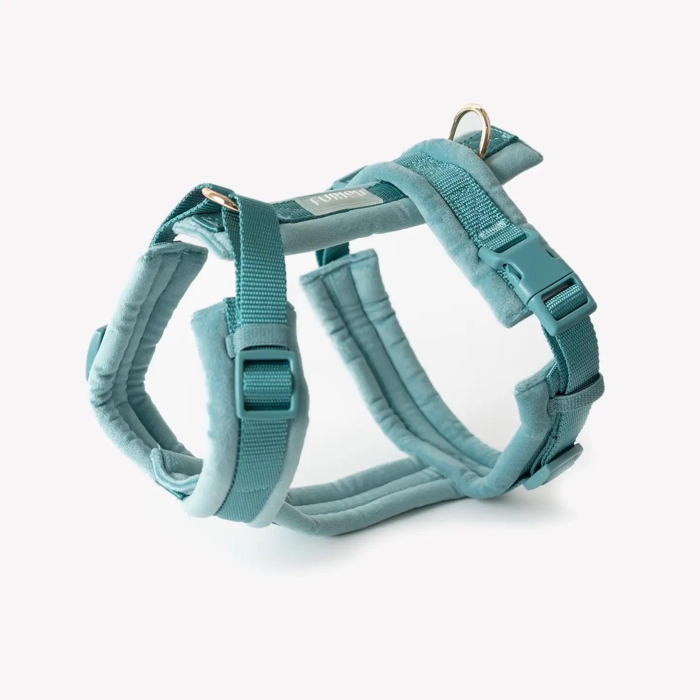 Harnais pour chiens en velours - Bleu - Furlou