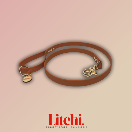 Laisse en BioThane® - 110cm - Marron