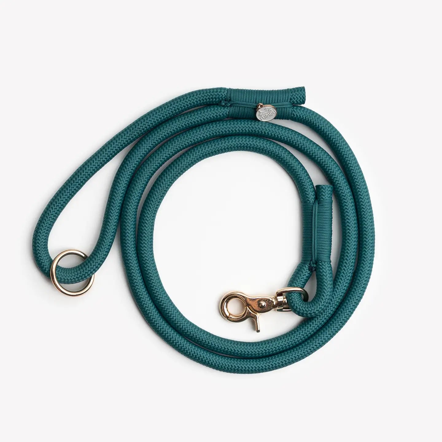 Laisse en corde tressée - Bleue - Furlou