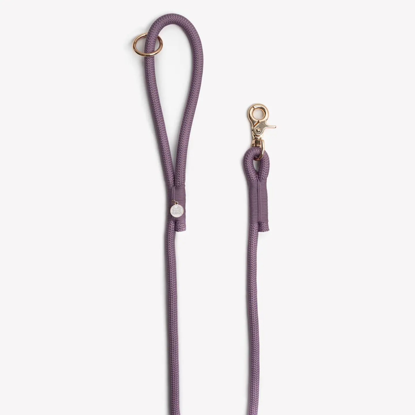 Laisse en corde tressée - Lilas - Furlou