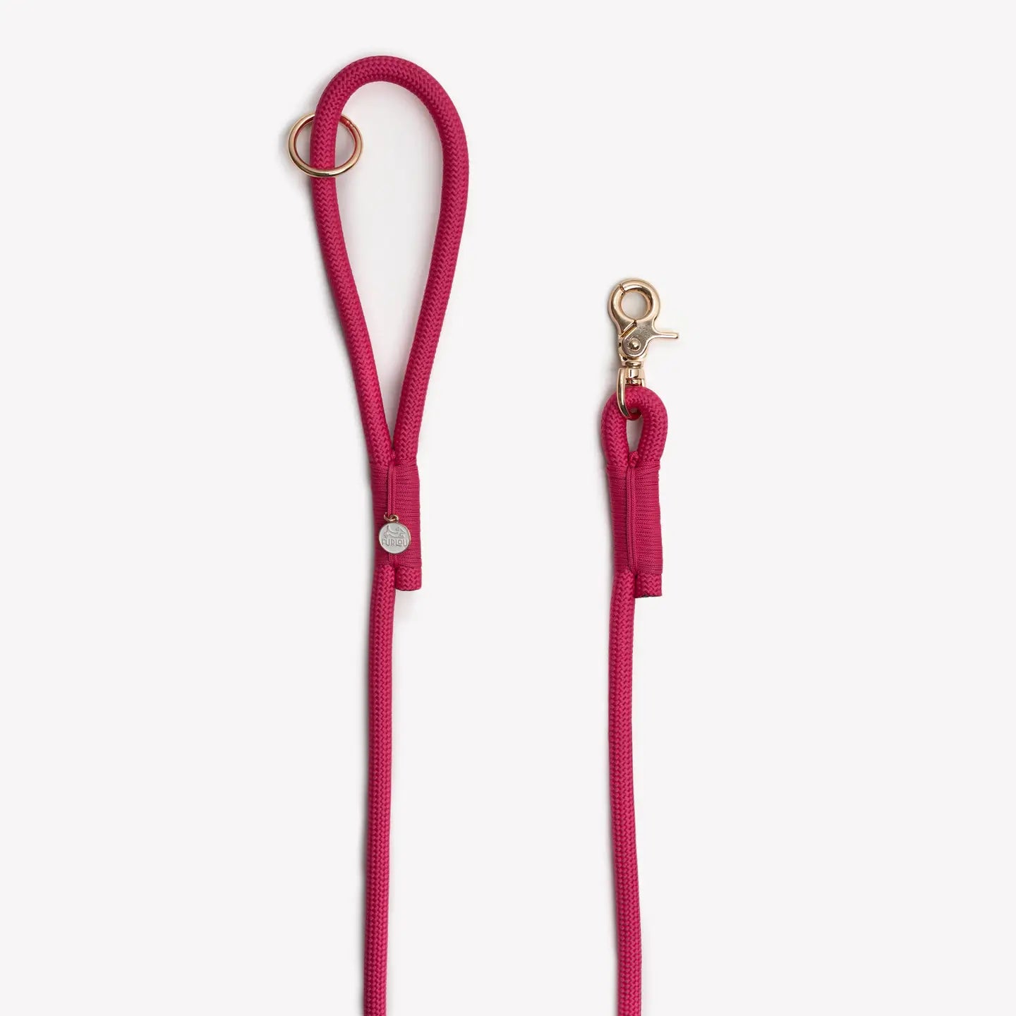 Laisse en corde tressée - Magenta - Furlou
