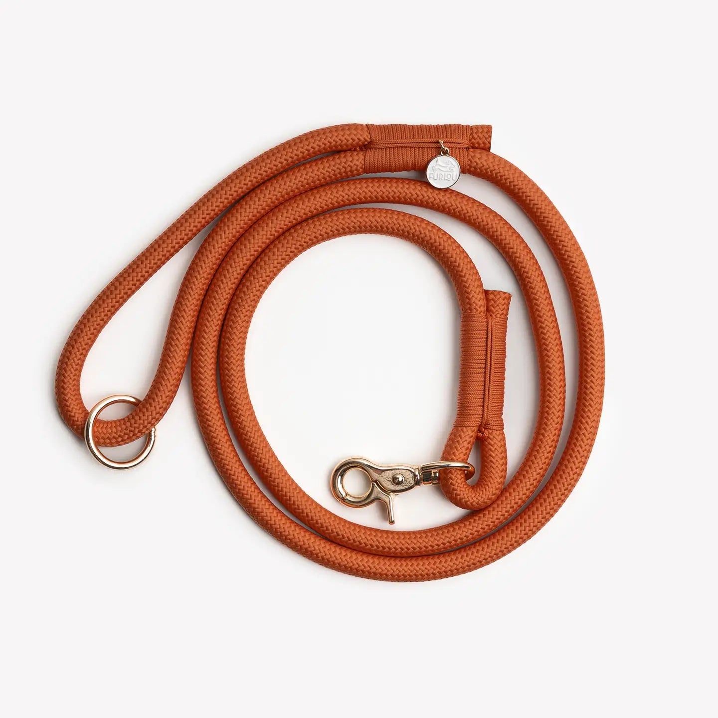 Laisse en corde tressée - Terracotta - Furlou