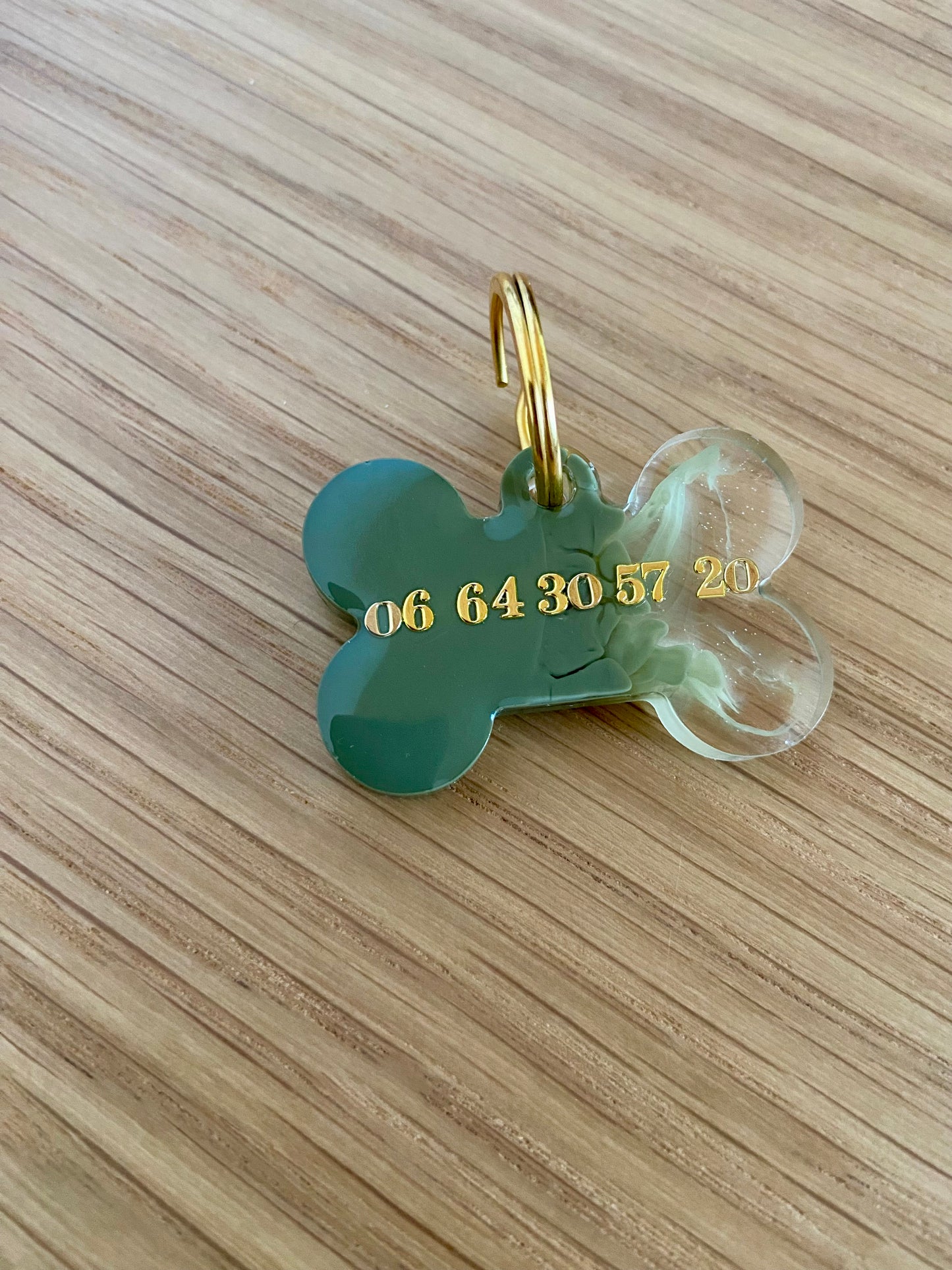 Médaille en résine - Matcha