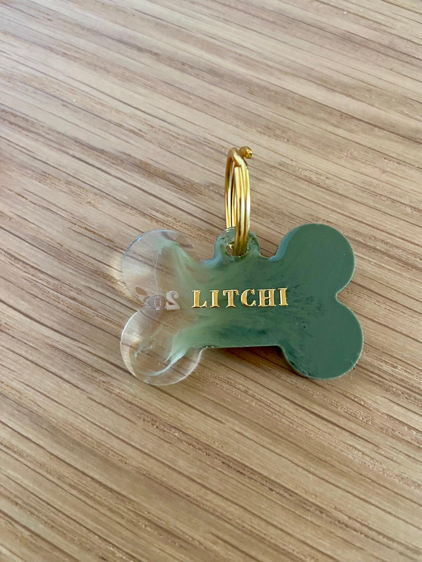 Médaille en résine - Matcha
