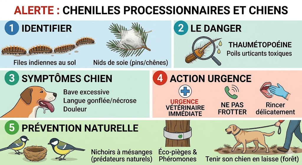 Tout savoir sur la Chenille Processionnaire : Le guide pour protéger votre Chien