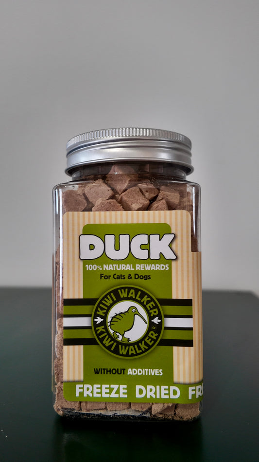 Friandises lyophilisées 100 % canard pour chien et chat