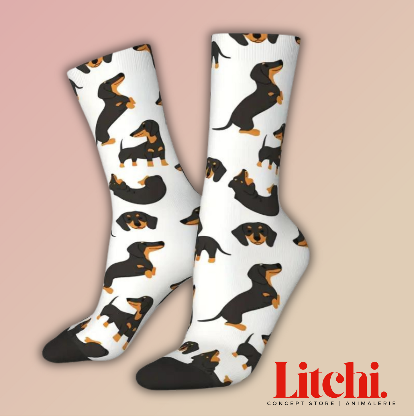 Chaussettes Guinness le Chien Saucisse !