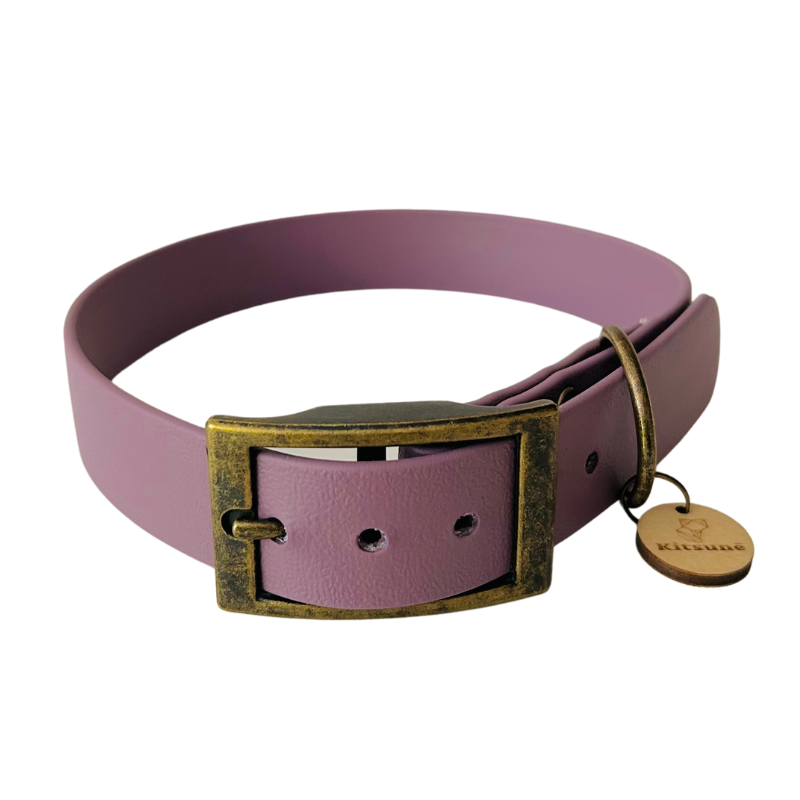 Collier Biothane - Lilas