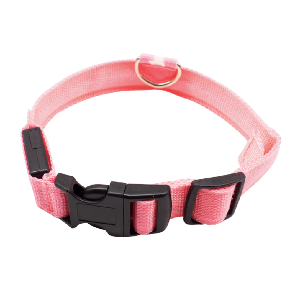Collier lumineux LED - Rose