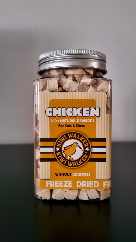 Friandises lyophilisées 100 % poulet pour chien et chat