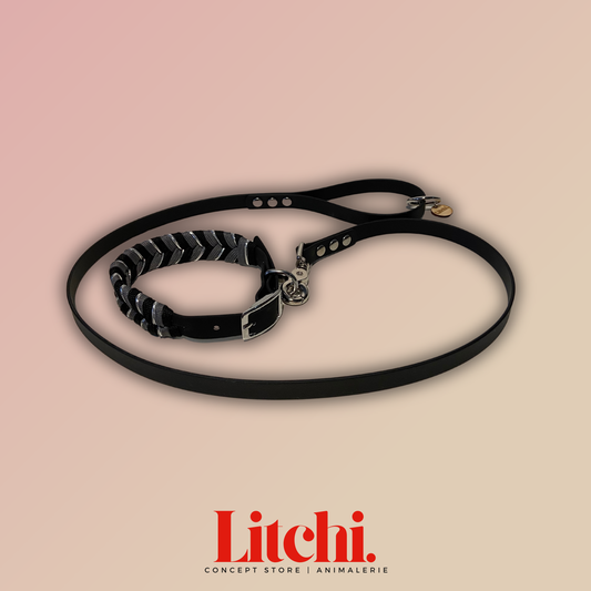 Laisse en BioThane® - 110cm - Noire