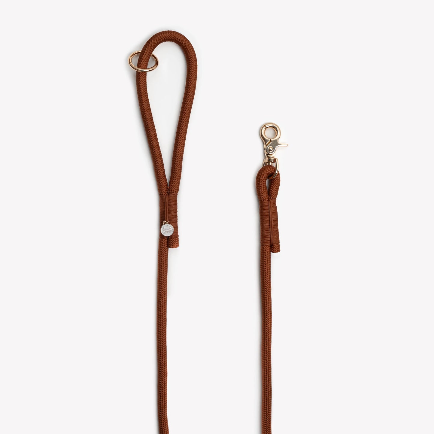 Laisse en corde tressée - Marron - Furlou