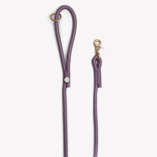 Laisse en corde tressée - Lilas - Furlou