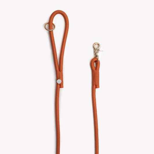 Laisse en corde tressée - Terracotta - Furlou