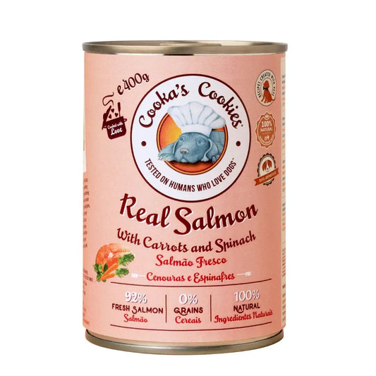 Pâté de Saumon Naturel pour Chien – 400g