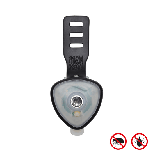 Soundshield™ – Répulsif ultrasonique anti-tiques et anti-puces pour chien (sans produits chimiques) - Noir