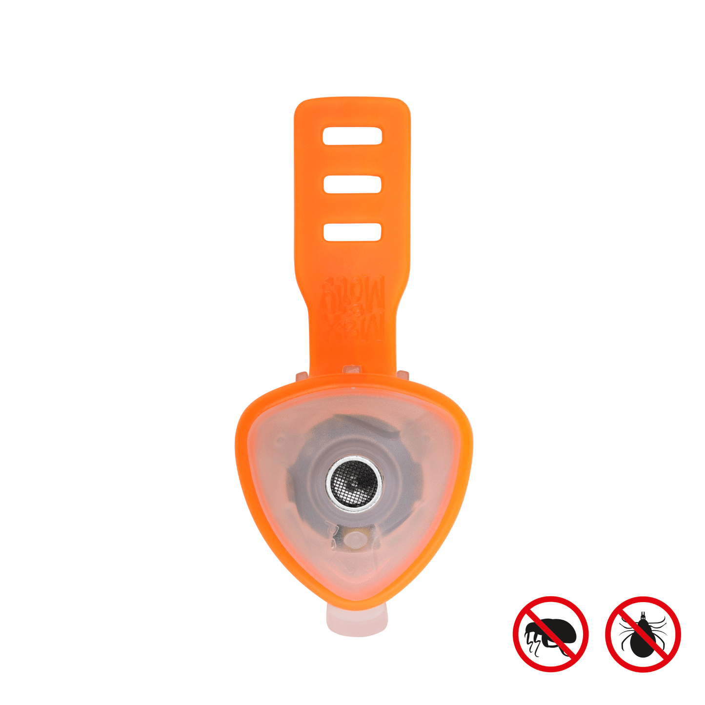 Soundshield™ – Répulsif ultrasonique anti-tiques et anti-puces pour chien (sans produits chimiques) - Orange