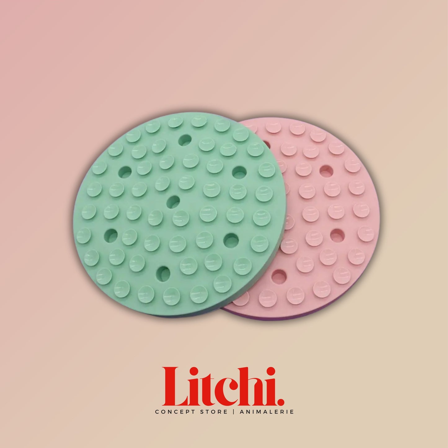 Tapis de léchage apaisant pour Chiens & Chats - Fleur Relaxante