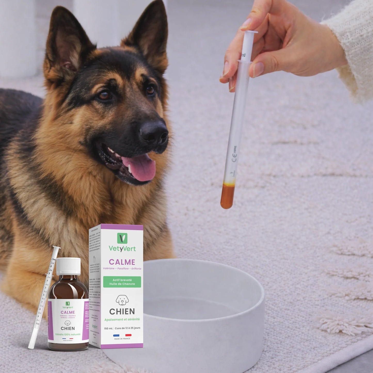 Calme chien : complément alimentaire naturel pour l’apaisement et la sérénité (anti-stress)
